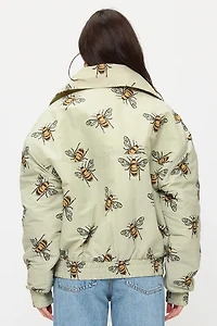 Bumble Bee Print Jacket