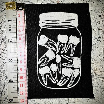 Jar of Teeth Sew On Patch