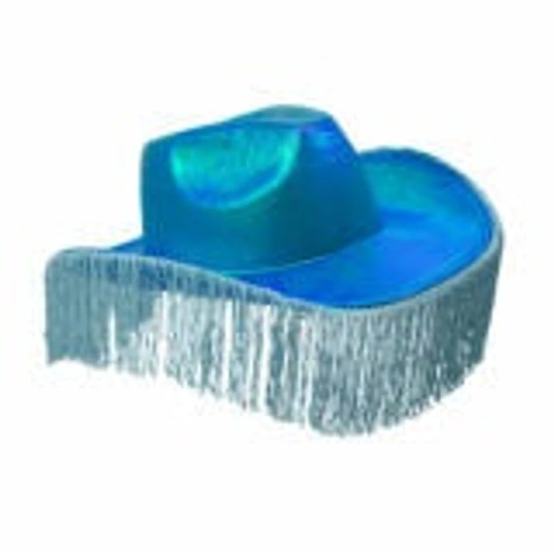 Metallic Hat With Fringes