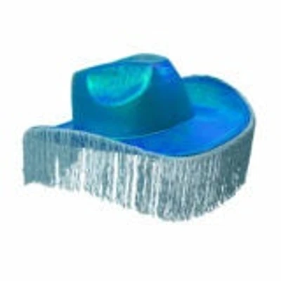 Metallic Hat With Fringes