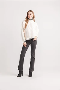Quilted Bomber Jacket