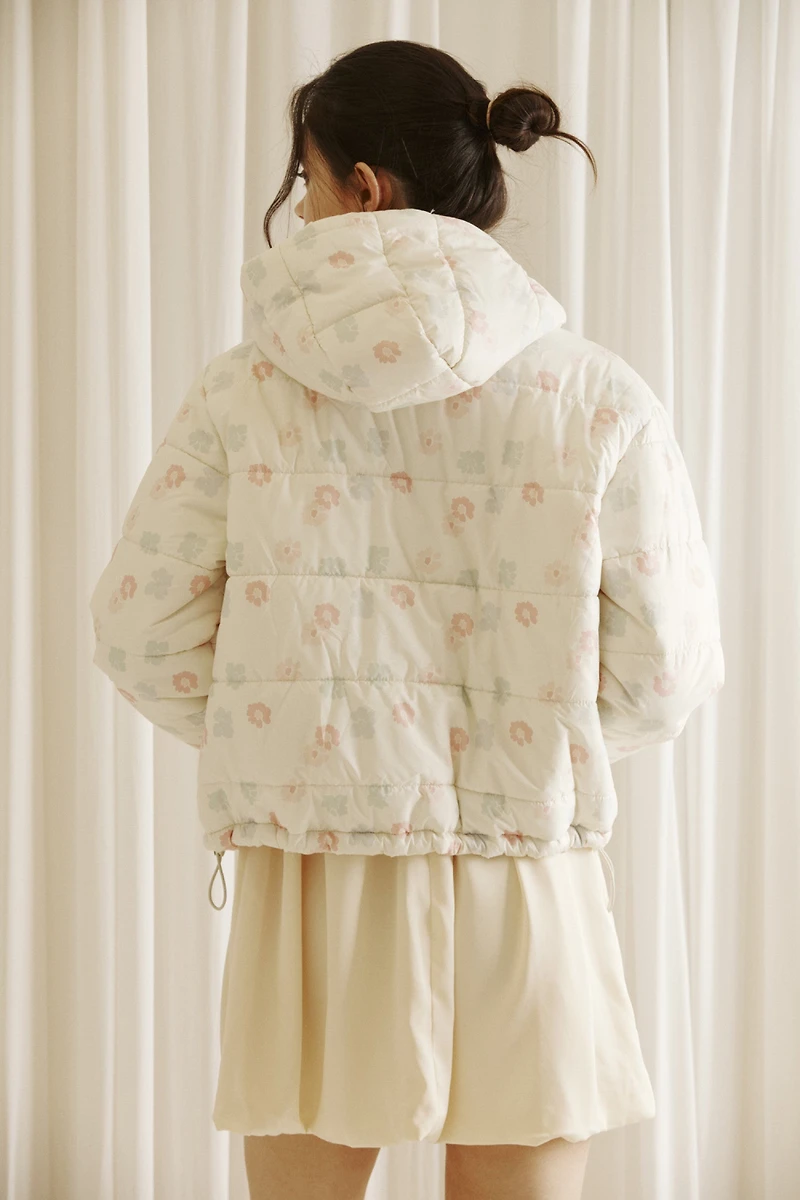 Cream Multi Floral Jacket
