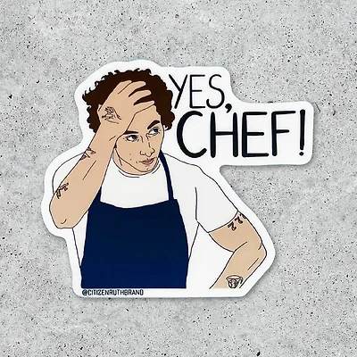 The Bear Yes Chef Sticker