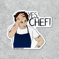 The Bear Yes Chef Sticker