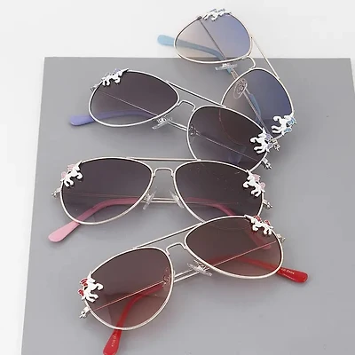 Kids Unicorn Aviator Sunglasses