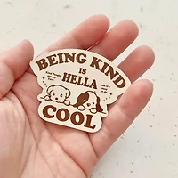 Being Kind Is Kella Cool Puppy Sticker