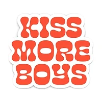 Kiss More Boys Sticker