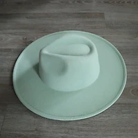 Rancher Wide Brim Fedora Hat Mint