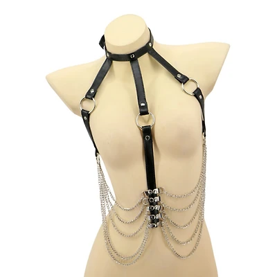 Top De Polipiel Con Cadenas