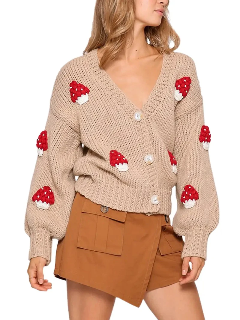 Mushroom Cardigan