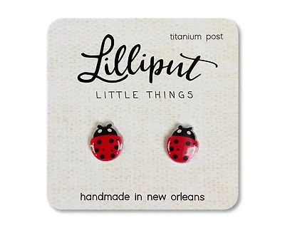 Lady Bug Earrings
