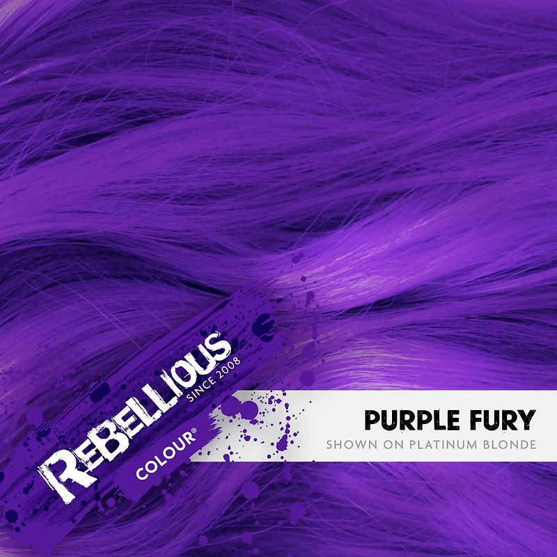 Purple Fury Semi-Permanent Hair Dye 100ml