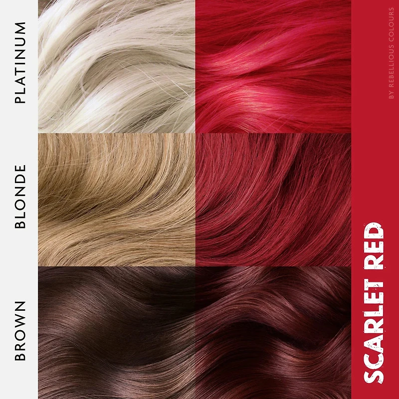 Scarlett Red Semi-Permanent Hair Dye 100ml