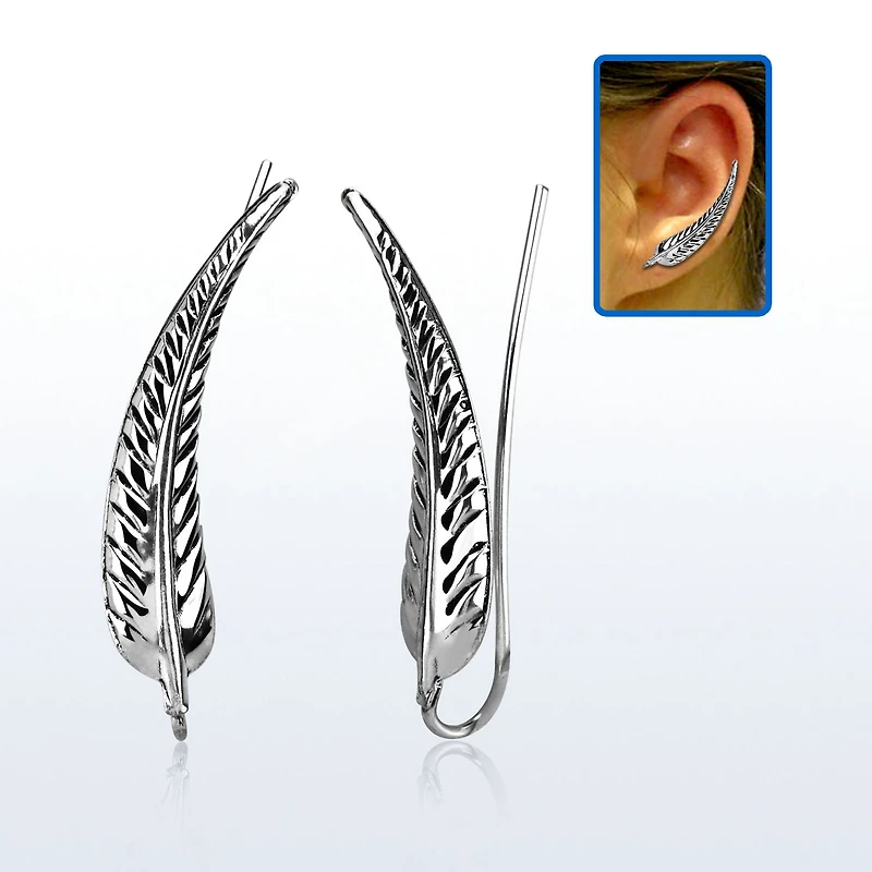 Leaf Earring Crawlers