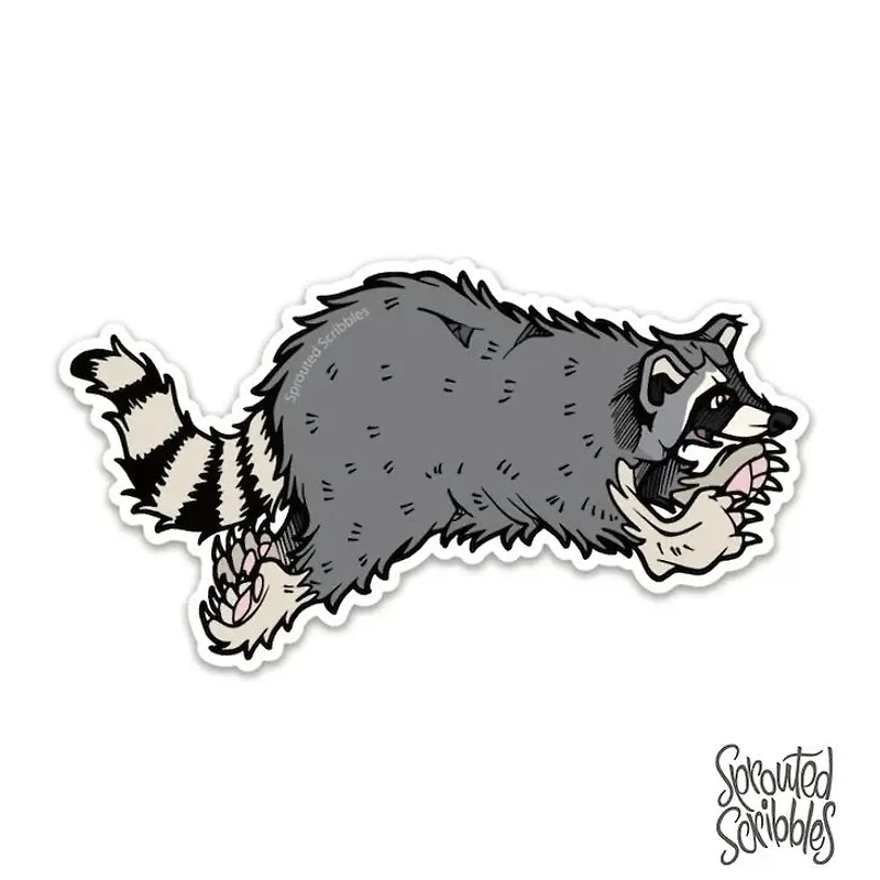 Leaping Raccoon