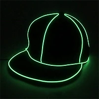 LED Flash Snapback Hat