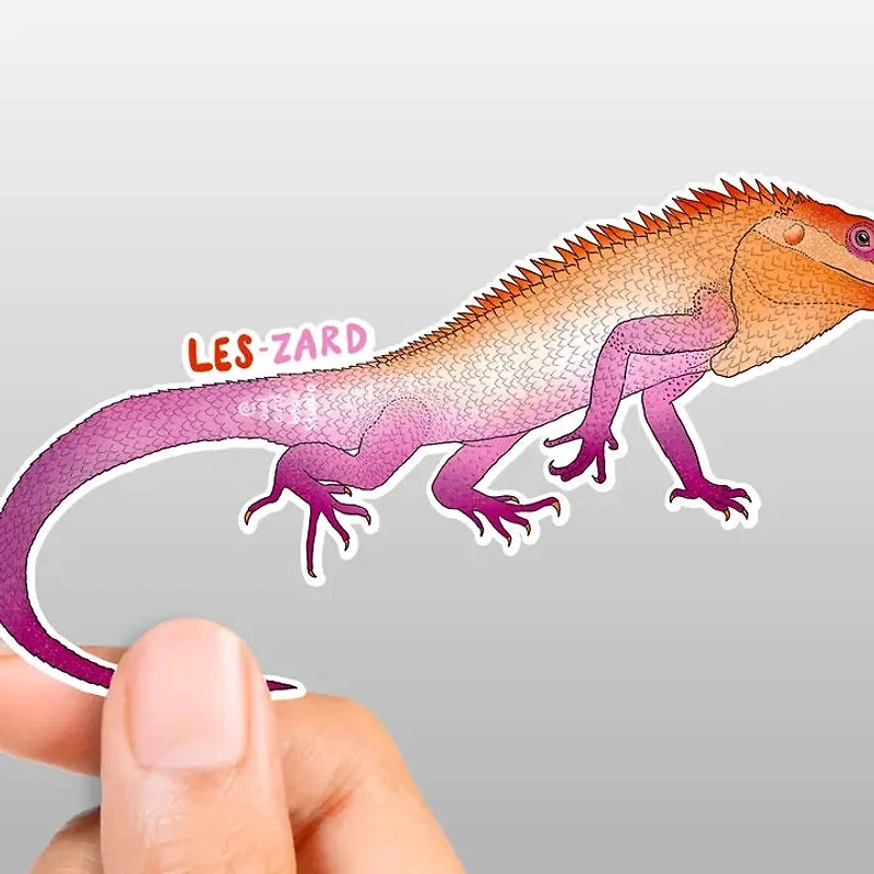 Les-Zard Sticker