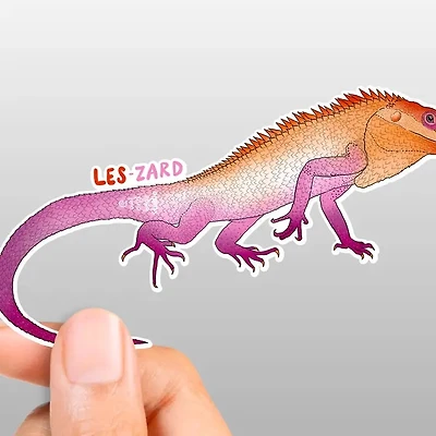 Les-Zard Sticker