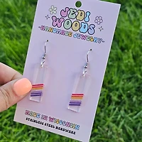Lesbian Pride Flag Earrings
