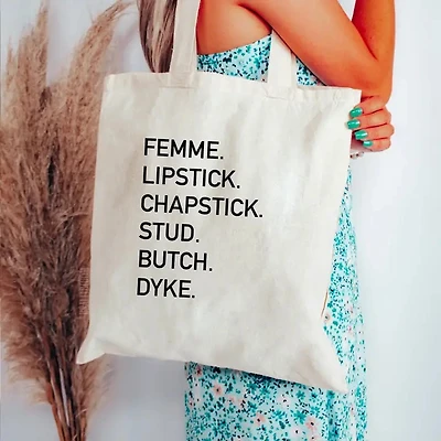 Lesbian Tote Bag Beige