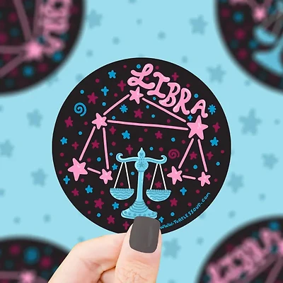 Libra Constellation Zokidak Sticker