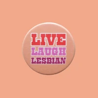 Live Lesbian Badges 38mm X 38mm Pin Badges Lesbian Pin