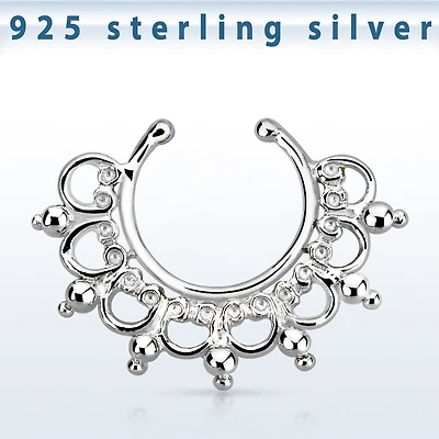 Loops And Beads Fake Septum