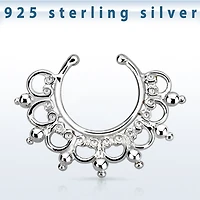 Loops And Beads Fake Septum