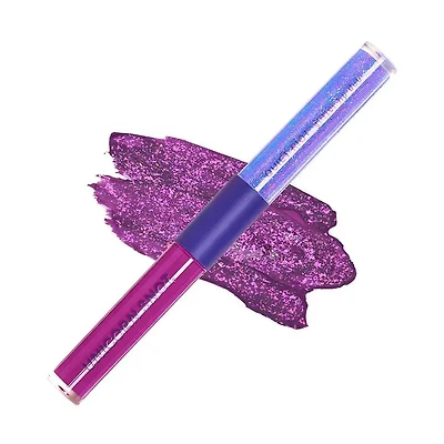 Quiet Riot 2in1 Glitter Lip Duo Lip Paint - Purple-Astro