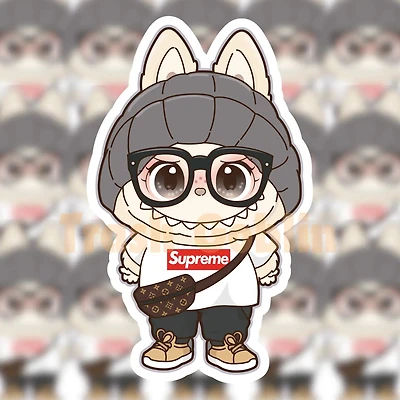 Luxury Outfit Sticker