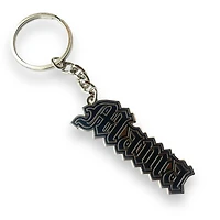 Hard Enamel Black and Silver Mama Keychain
