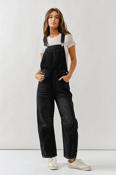 Slouchy Relax Fit Denim Overall