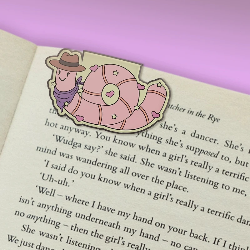 Earl the Worm Magnetic Bookmark