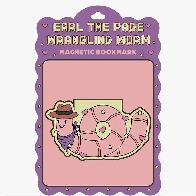 Earl the Worm Magnetic Bookmark