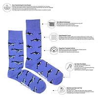 Humpback Whale & Orca Socks
