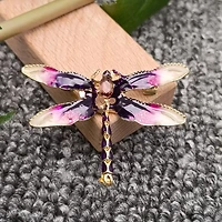 RHINESTONE DRAGONFLY BROOCH