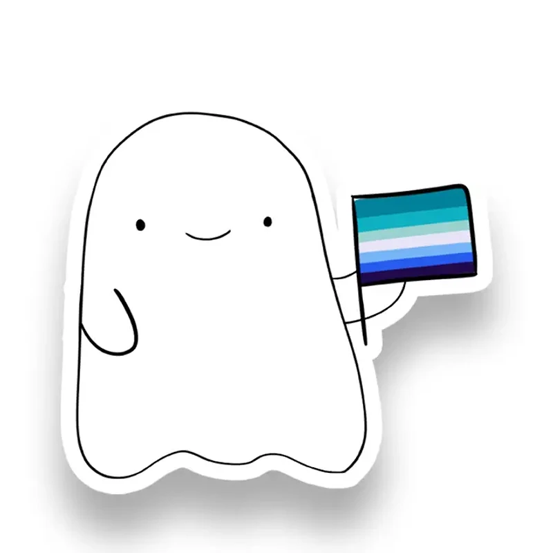 MLM Pride Ghost Sticker