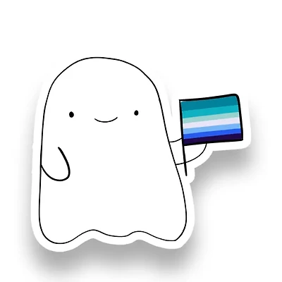 MLM Pride Ghost Sticker