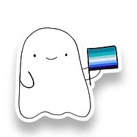 MLM Pride Ghost Sticker