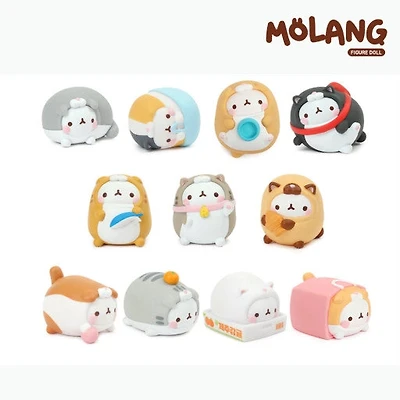 Molang Lazy Cat Costume Figure Mystery Toy Box Vol.5