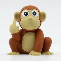 Monkey Middle Finger Figurine