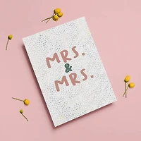 Tarjeta de boda Sra. y Sra. del mismo sexo