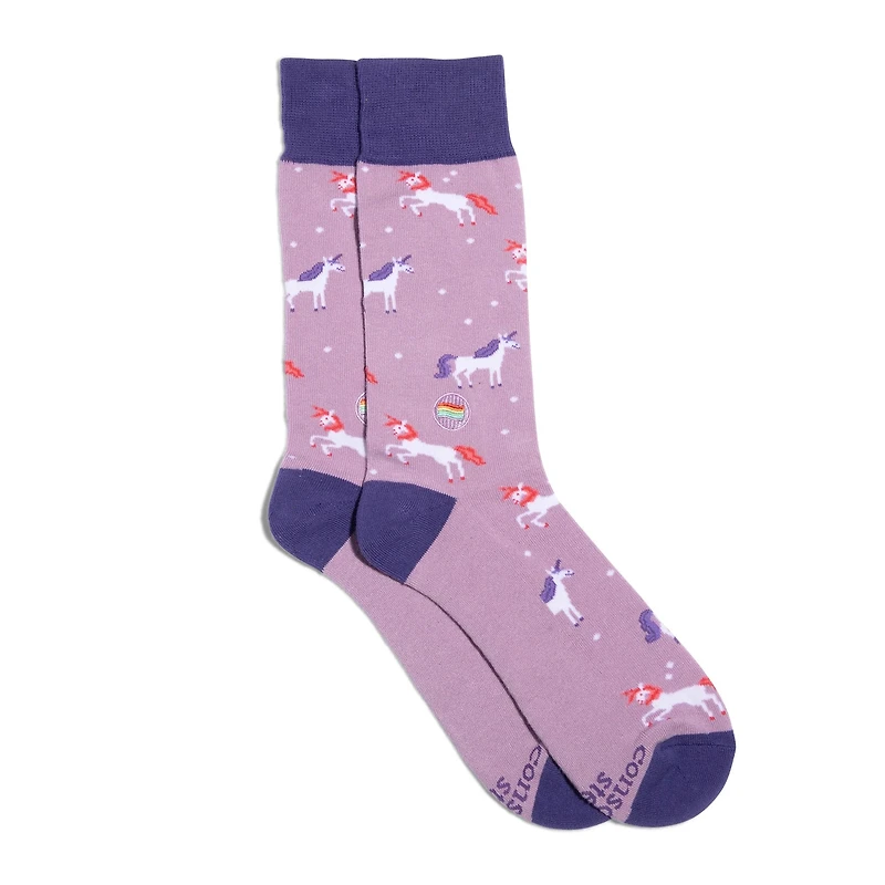 LGBTQ Community Unicorn Socks