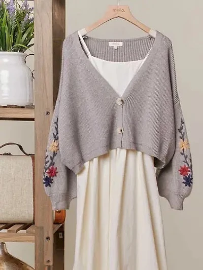 Floral Patchwork Cardigan