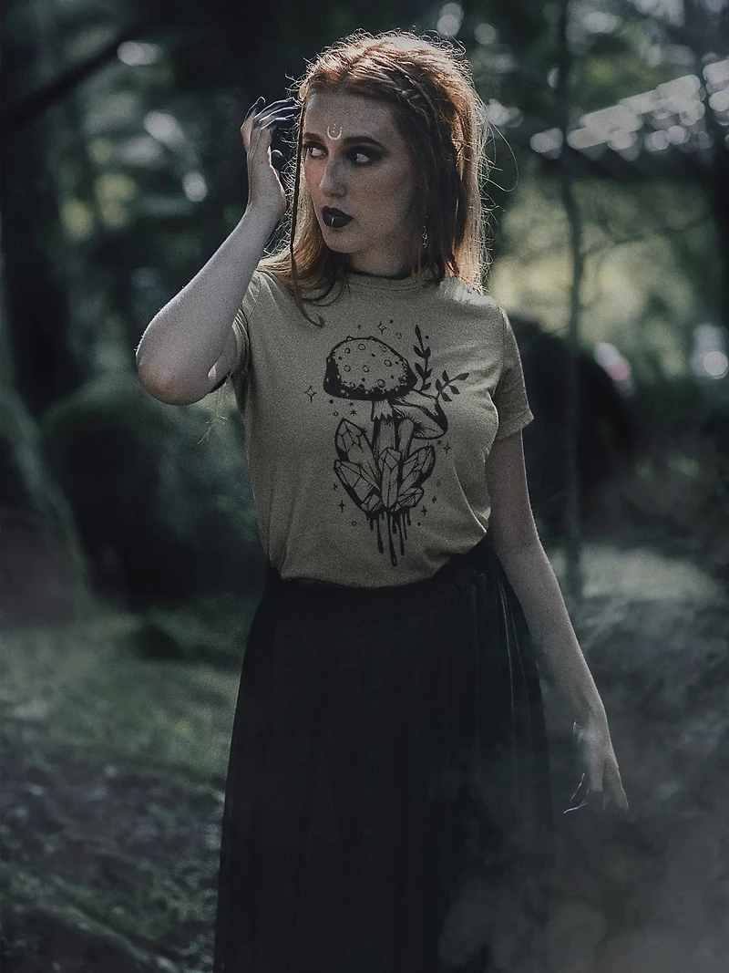 Mushrooms And Crystals Top