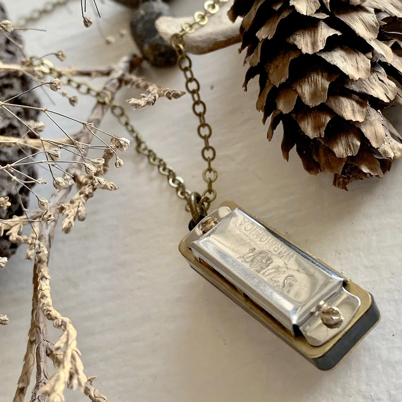 The Key Of C Harmonica Necklace