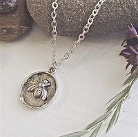 Honeybee Necklace Antique