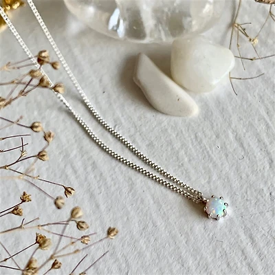 Tiny Dancer Fireopal Necklace