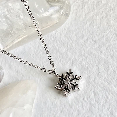 Norquay Snowflake Charm Silver