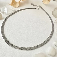 Ariadne Triple Layer Tiny Snake Chain